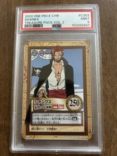 Bandai 2002 One Piece Treasure Pack Vol. 2 Shanks C303 Japanese PSA 9 Low Pop picture