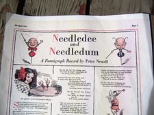 1914.4 Phonograph Cartoon Peter Newell NEEDLEDEE and NEEDLEDUM Funnigraph Record picture
