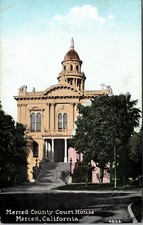 Merced County Court House CA California Pacific Novelty Publisher postcard P18 picture