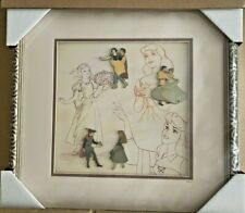 Disney Prince and Princess Framed Pin Set 2002 Snow White Cinderella LE 2400 New picture