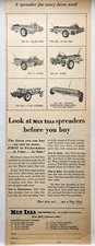 1959 New Idea Farm Equiptment PTO Spreaders Farm Print Ad Coldwater Ohio OH picture