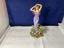 Lady Violet Franklin Mint Fine Porcelain 1989 picture