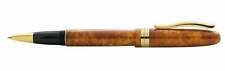 Xezo Handmade Phantom Autumn Brown Rollerball Pen. 18k Gold Plated, LE picture