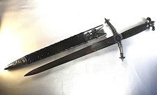 KING'S DIVINITY FRENCH FLEUR-DE-LIS MEDIEVAL DAGGER MODERN ORNAMENT picture