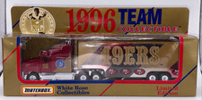 1996 San Francisco 49ers Team Collectible die-cast tractor trailer by Matchbox a picture