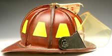 CAIRNS AND BROTHER LEATHER FIRE HELMET N6A GORGEOUS FIREMAN FIREFIGHTER  picture