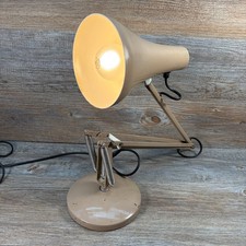 Vintage Herbert Terry Anglepoise Model 90 Desk Lamp Brown Industrial Working picture