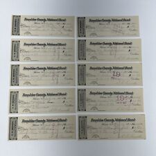 (10) A.B. Brooks & Son, The Tompkins County National Bank, 1893 Bank Checks picture