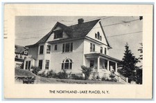 1948 Northland Exterior View House Lake Placid New York Vintage Antique Postcard picture