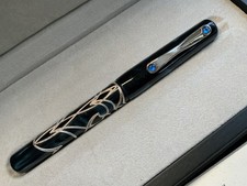 Visconti Versailles Sapphire Fountain Pen Never Inked w original box and papers picture