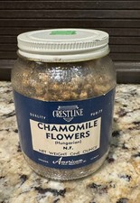 Rare Vintage Crestline Chamomile Flowers Glass Jar. Chicago picture