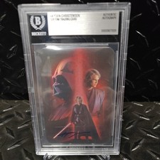 HAYDEN CHRISTENSEN SIGNED AUTOGRAPH STAR WARS CUSTOM CARD BGS AUTHENTIC AUTO SP picture