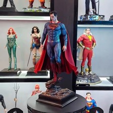 DC Justice League Superman Cold Cast Resin Statue - Museum Grade GK Figure picture