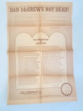 Vintage 1967 The Resurrection of Dan McGrew Full Newspaper Page picture