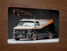 The A-Team Van Photo 8x12 Metal Wall Sign picture