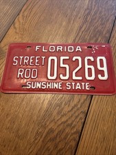 VINTAGE Obsolete 2000s Red & White Florida 