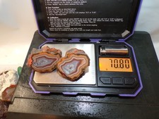 Condor Agate Polished Nodule Pair - 70.8 Grams, 29x40x25mm picture