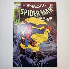 AMAZING SPIDER-MAN #70 (1969) MARVEL 1ST CAMEO APP VANESSA FISK picture