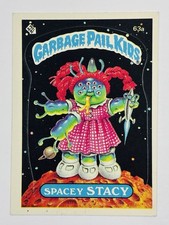 1985 Topps Garbage Pail Kids -Series 2 -Glossy #63a SPACEY STACY (EX) See PICS picture