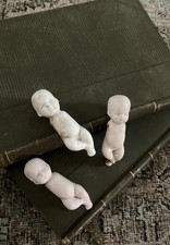 Antique german baby dolls | ceramic | bisque | doll parts | assemblage | mixed picture