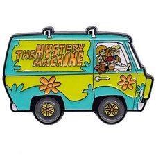 Embossed Enamel Lapel Pin Badge - Scooby Doo Mystery Machine Hanna-Barbera NEW picture