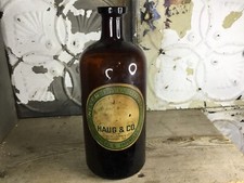 Antique Vtg Pre-prohibition Haug And Co. Bottle #S1519 picture