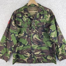 British Army DPM Military Police Camo Combat Zip Button Jacket  Sz Medium picture