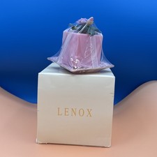 Lenox Pink Scented Candle Gift Set With Porcelain Floral Topper  picture