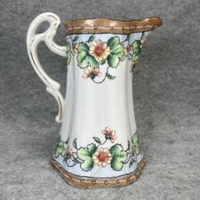 ANTIQ NIPPON Hand Painted Pitcher 7.5