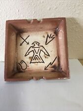 Art Pottery Ashtray Vintage Numbered A-1 Mid Century  picture