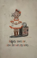 1913 Kansas City MO USA Picture Postcard Cover Womens Suffrage Voting Series 895 picture