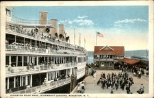 Kingston NY Steamboat Landing Kingston Souvenir Co. c1900s-10s Vintage Postcard picture