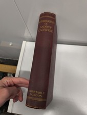 Andrew Carnegie Autobiography With Illustrations London 1920  Whitfield Carnegie picture
