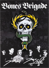 Powell Peralta BONES BRIGADE Mike McGill SKULL AND SNAKE Skateboard LAPEL PIN picture