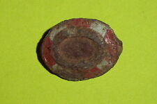 Roman Disc Brooch 300 AD blue red enamel old jewelry antique artifact enameled G picture