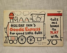 Vintage Holiday Inn Children's Menu- Goodie Express Train- 4 page Fold Out  picture