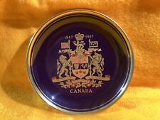  Canadian Centennial Canada Colbalt Blue Plate 1867-1967 Simpsons Potters, Engl. picture