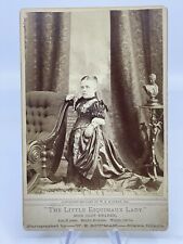 1930s Little Esquimaux Lady Olof Krarer Sideshow Cabinet Card Icelandic Dwarf picture