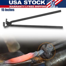 15 Inches Blacksmith Railroad Spike Tongs For Holding Railroad Spikes picture