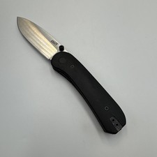 Knafs Lander 5 Black Stonewash Pocket Knife. picture