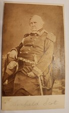 Carte de Viste of Union Brevet Lt Gen Winfield Scott by Frederick Gutekunst picture