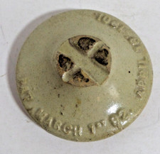crock jar lid Pat March 1st 92 / April 16 1901 vintage picture