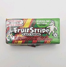 Fruit Stripe Gum Sealed Pack Discontinued Collectible Only Non-Consumable picture