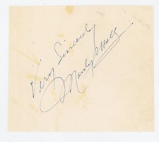 Manly P. Hall ~ Signed Autographed Authentic Signature Cut ~ JSA LOA picture