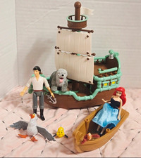 Disney Little Mermaid Figurines Ariel Eric  MAGICAL MOMENTS COMPLETE SET 2012 picture