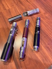 MHS Saber Workshop Replica Props Light Sabers Lot All Metal MUST SEE Heavy picture