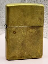 Vintage 1997 Solid Brass Zippo Lighter picture