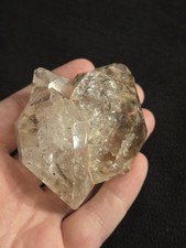 140 Gram Herkimer Diamond Cluster Non-reconstructed (SEE VIDEO) picture