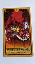 Heroclix X-Men: X of Swords OP set Ten of Swords Tarot Card picture