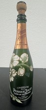 Perrier Jouet Champagne Brut Vintage 1998 Bottle Hand Painted Flowers EMPTY picture